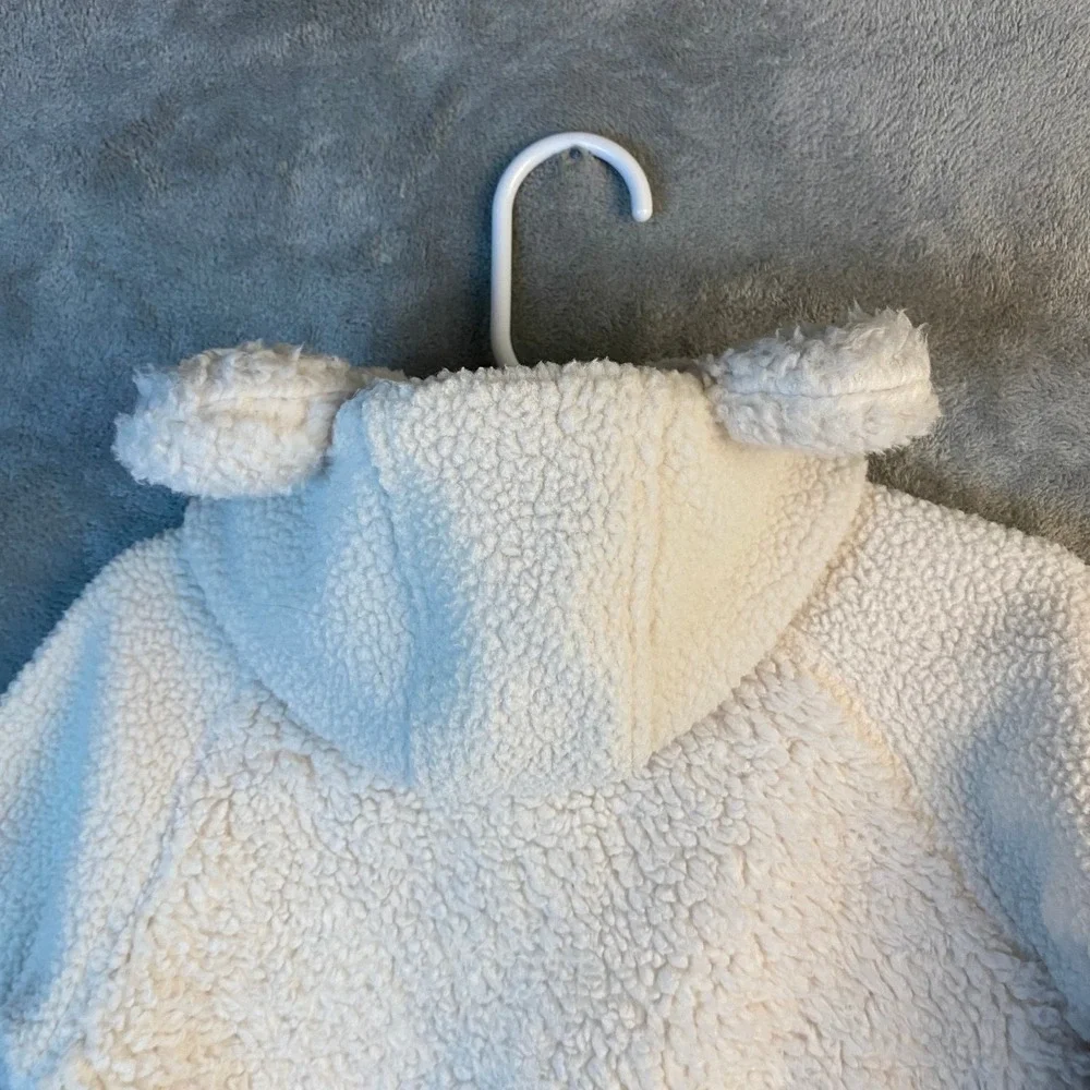 Columbia Foxy Baby Sherpa Bunting 12-18 Months Cream Hooded One Piece Suit